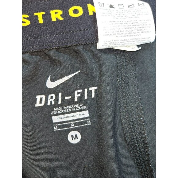 Nike Dri-Fit Livestrong Black Performance Training Pants Medium Recycled Polyest - Picture 4 of 9
